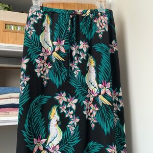 Vintage Bob Mackie Wearable Art 100% Silk Skirt